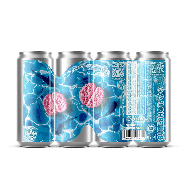 I Was Swimmin' In The Caribbean beer artwork