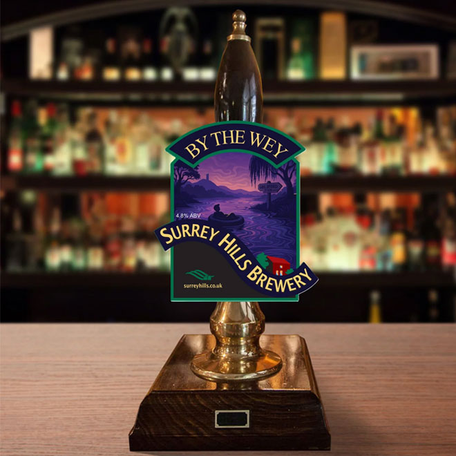 By the Wey beer artwork