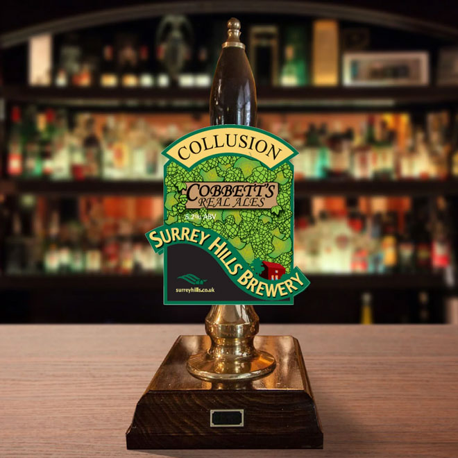 Collusion beer artwork