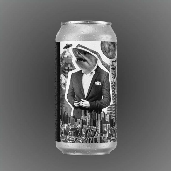 Men In Grey Suits beer artwork