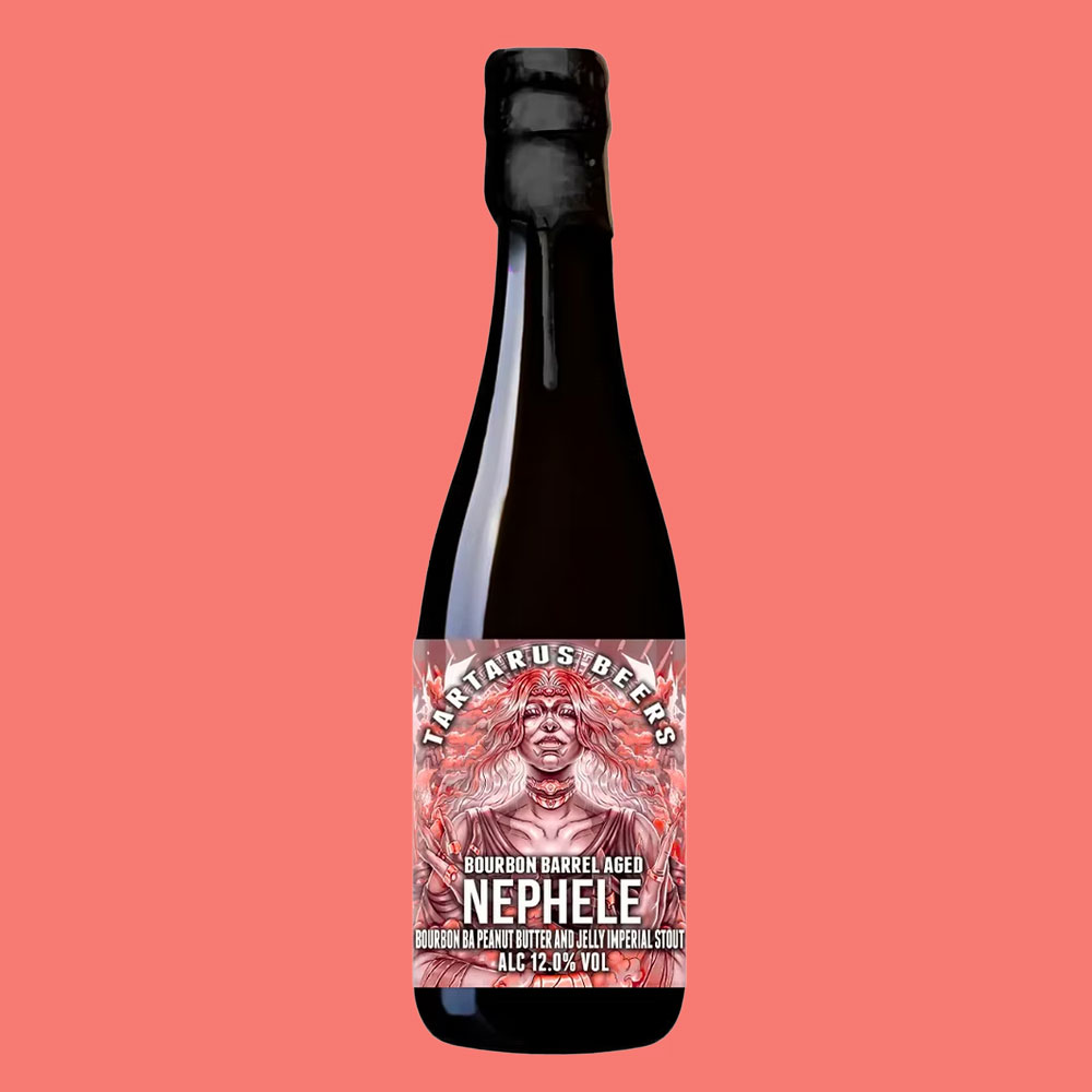 Bourbon Barrel Aged Nephele beer artwork