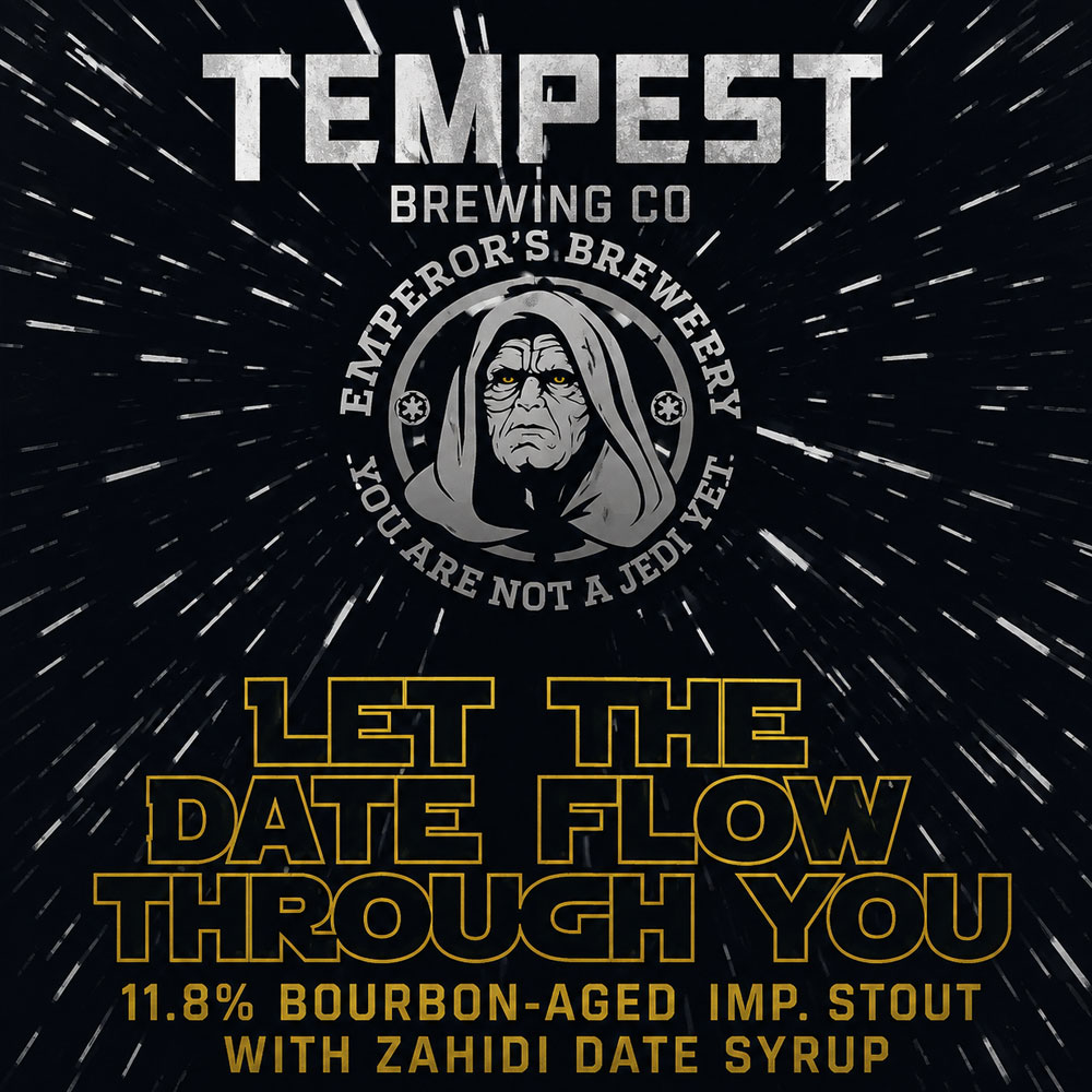 Let The Date Flow Through You beer artwork