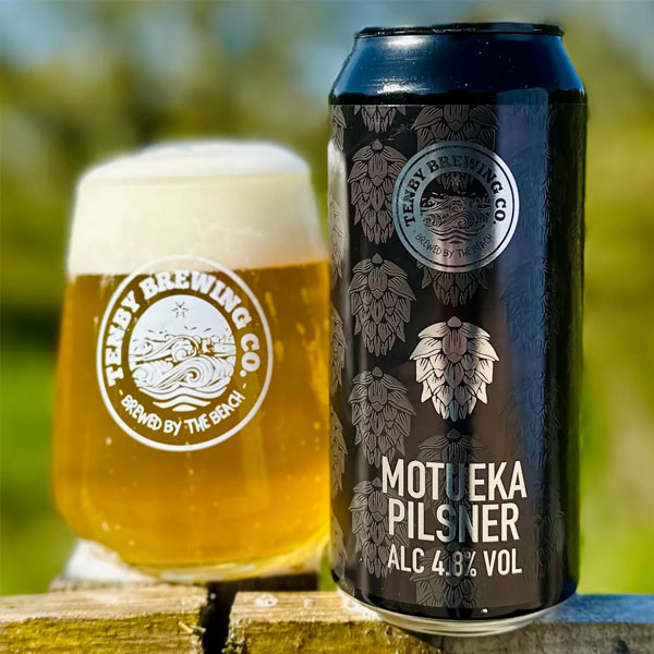 Motueka Pilsner beer artwork