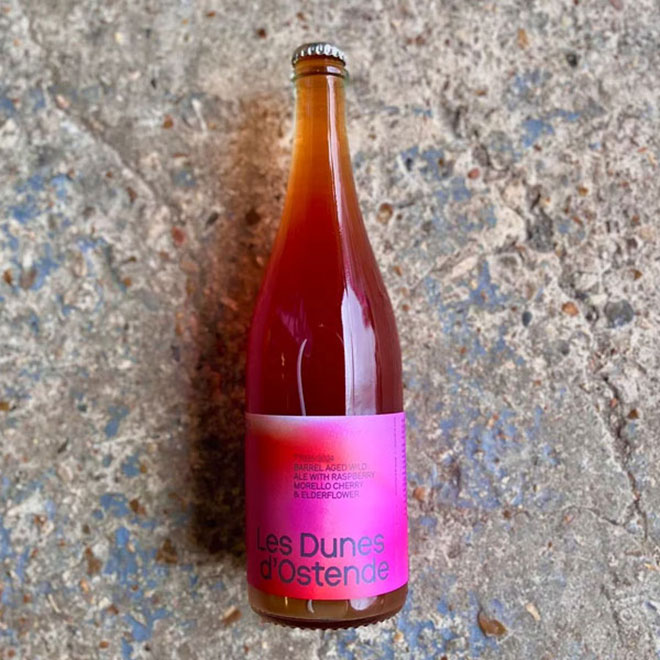 Les Dunes d'Ostende beer artwork