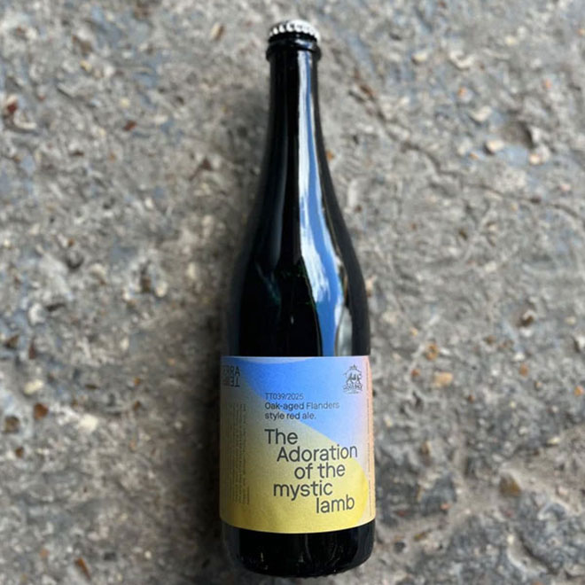 The Adoration of the Mystic Lamb beer artwork