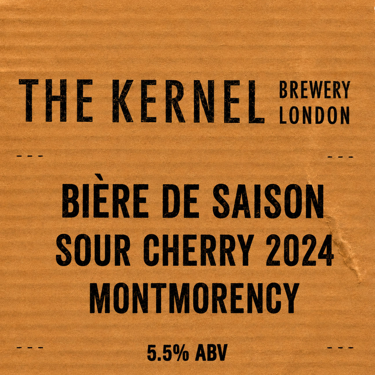 Bière de Saison Sour Cherry beer artwork