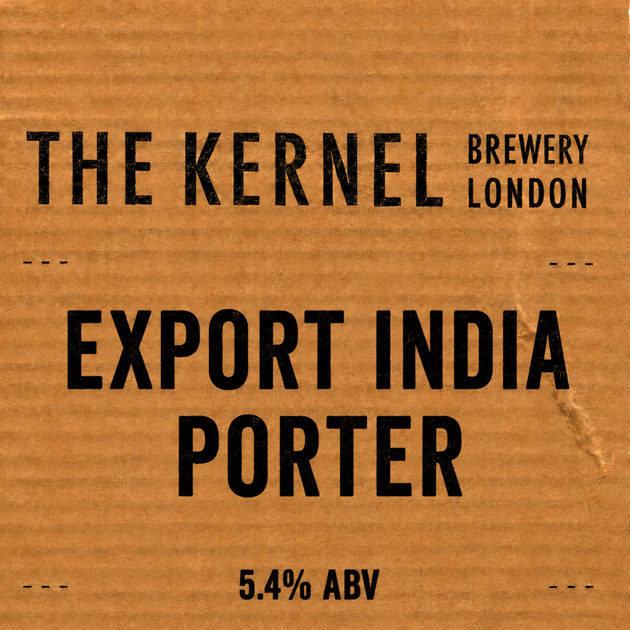 Export India Porter beer artwork