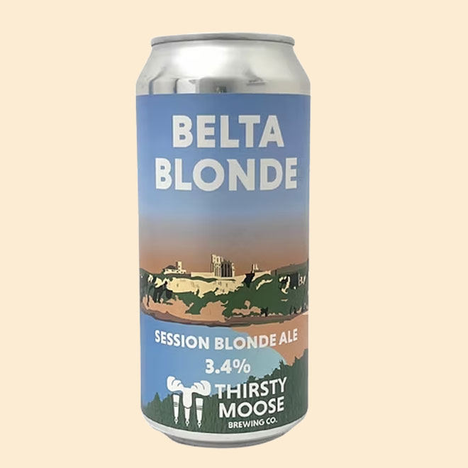 Belta Blonde beer artwork