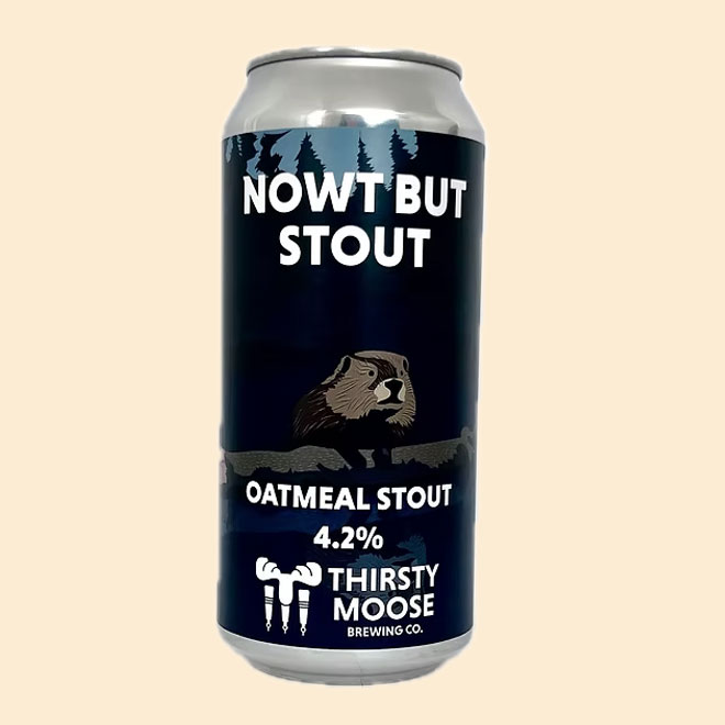 Nowt But Stout beer artwork