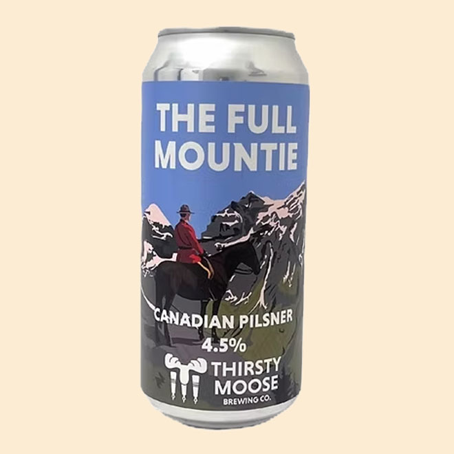 The Full Mountie beer artwork