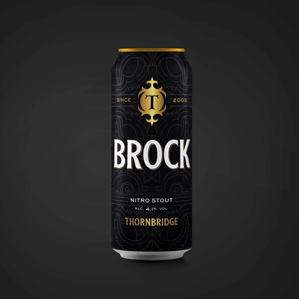 Brock beer artwork