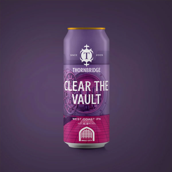 Clear the Vault beer artwork