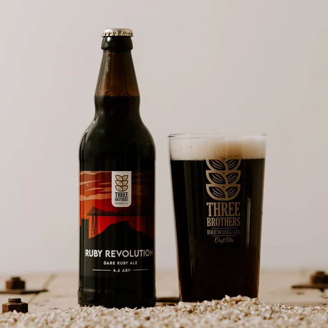 Artwork for Ruby Revolution by Three Brothers Brewing Co