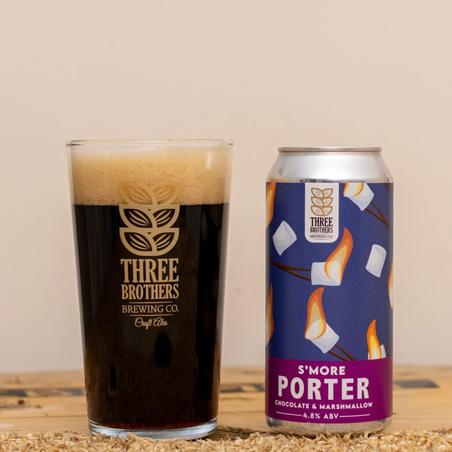 S'more Porter beer artwork