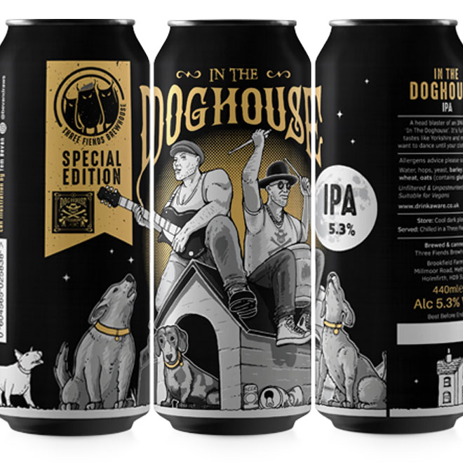 In the Doghouse beer artwork