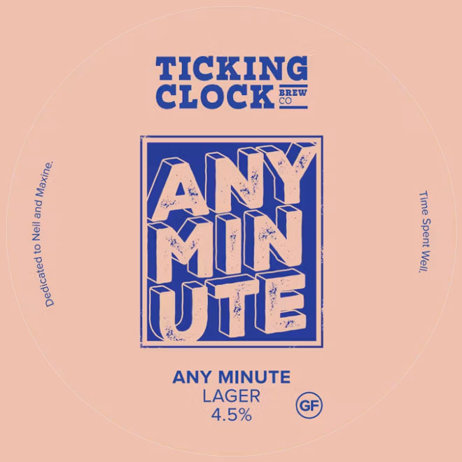 Any Minute beer artwork
