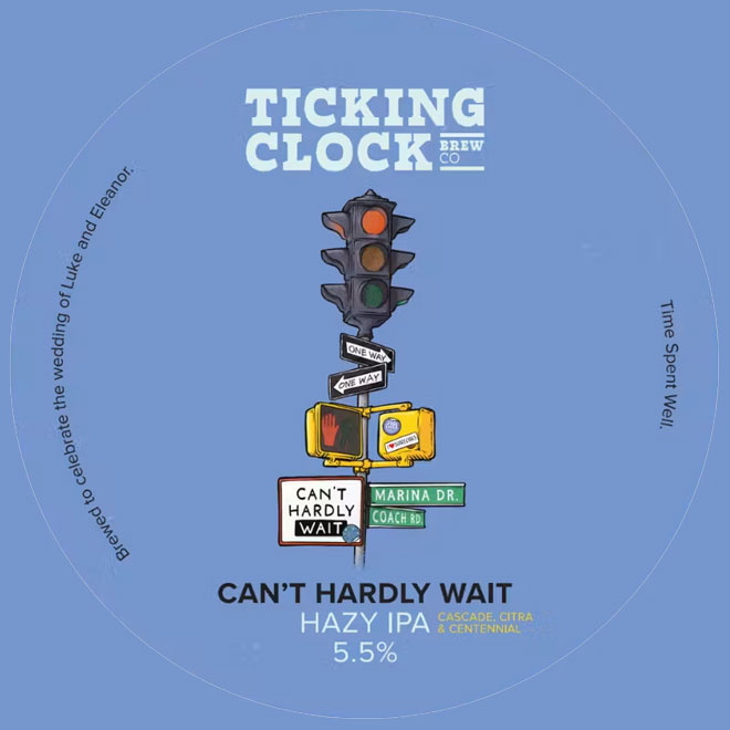 Can't Hardly Wait beer artwork