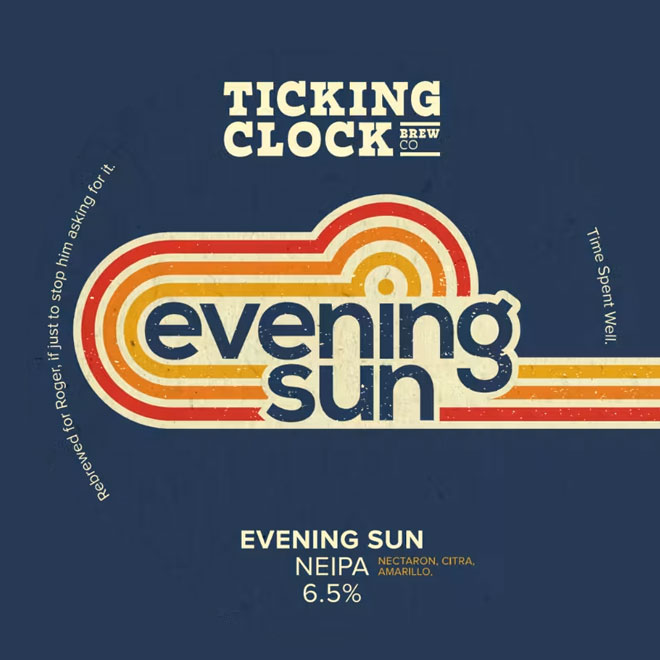 Evening Sun beer artwork