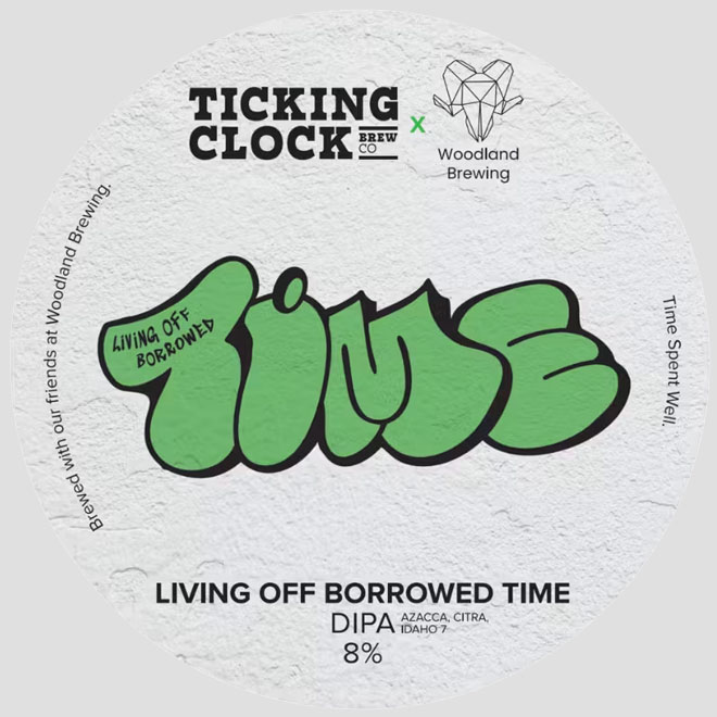 Living Off Borrowed Time beer artwork