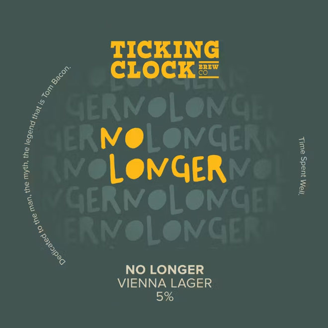 No Longer beer artwork