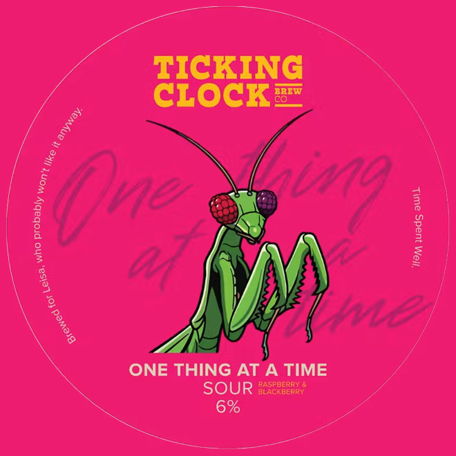 One Thing At A Time beer artwork