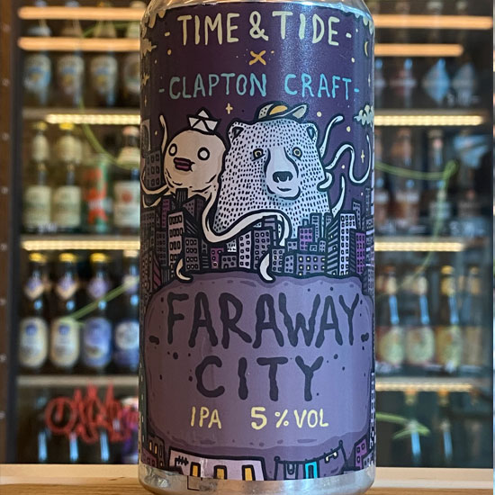 Faraway City beer artwork
