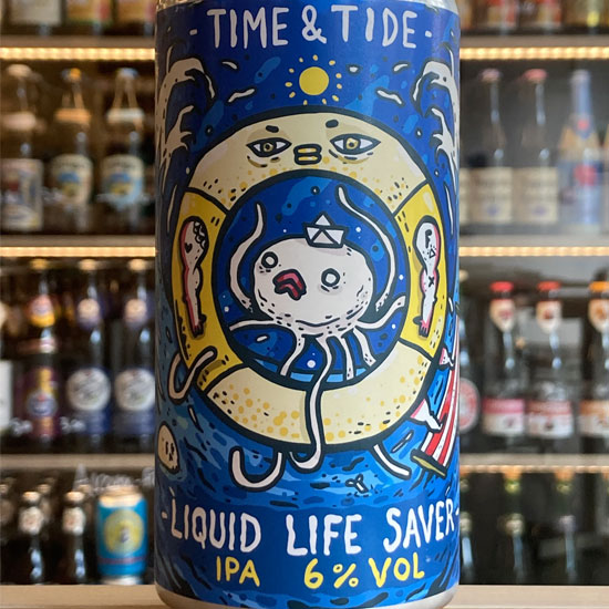 Liquid Life Saver beer artwork
