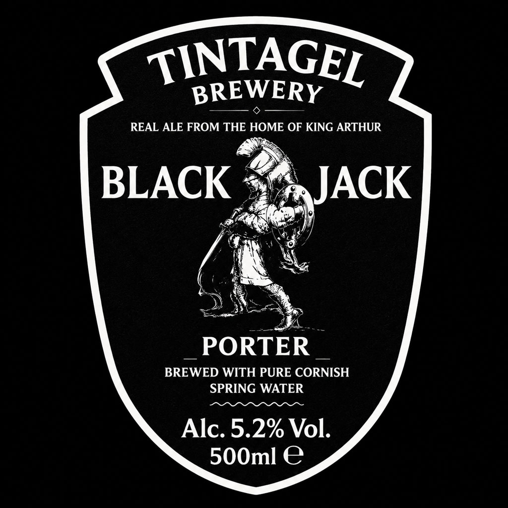 Black Jack beer artwork