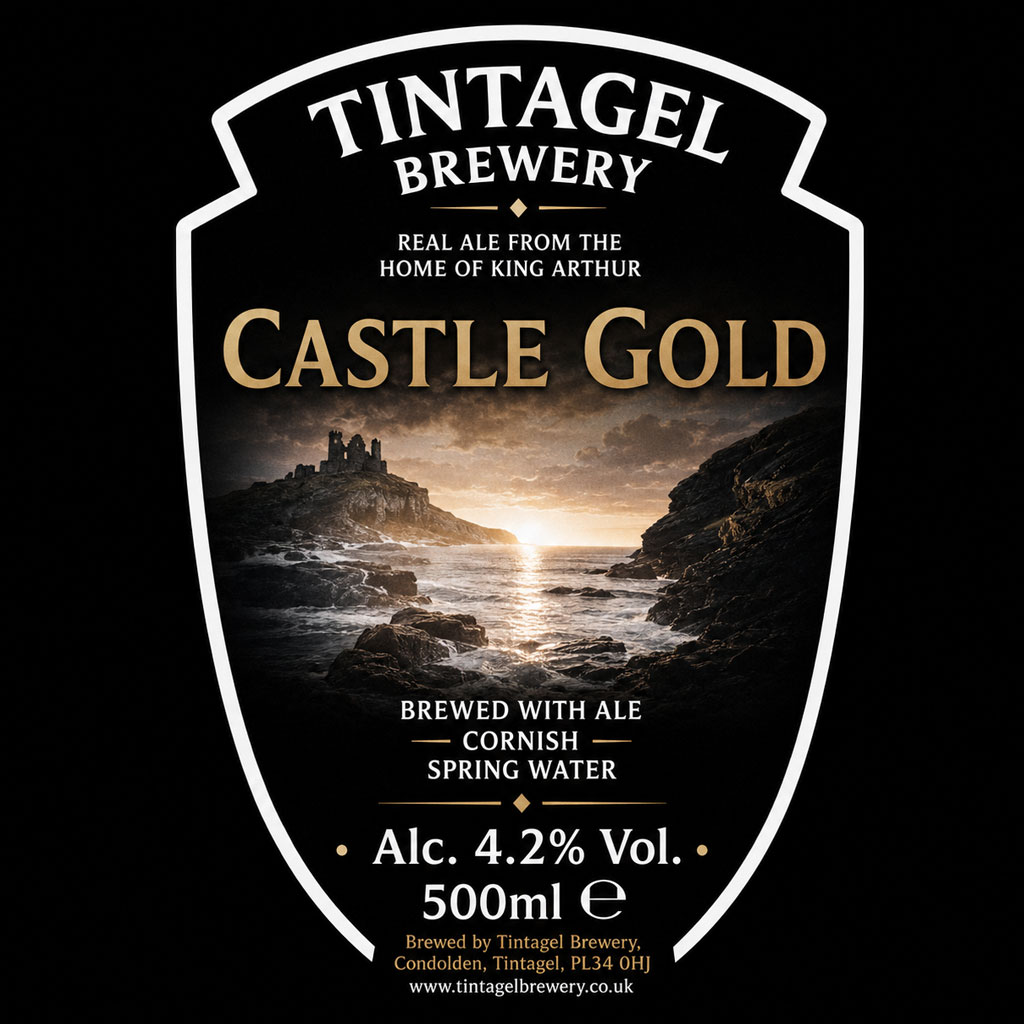 Castle Gold beer artwork