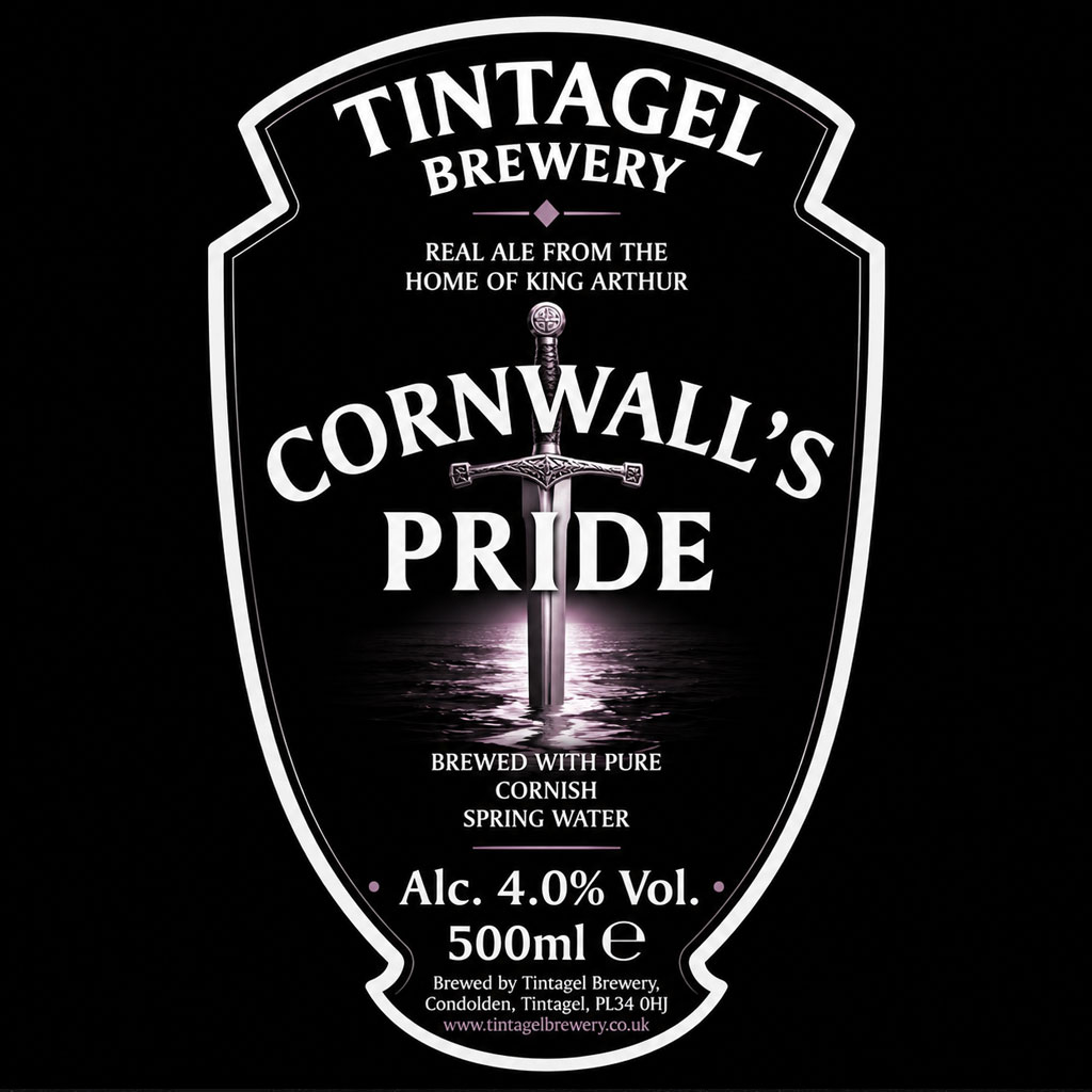 Cornwall's Pride beer artwork