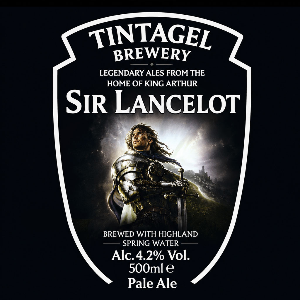 Sir Lancelot beer artwork
