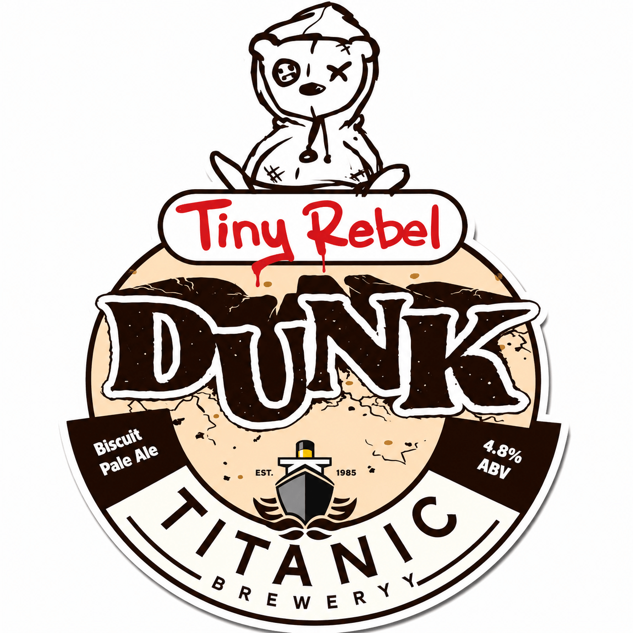 DUNK beer artwork