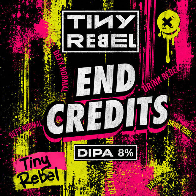 End Credits beer artwork