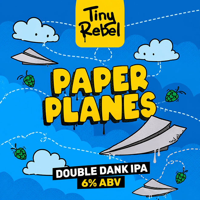 Paper Planes beer artwork