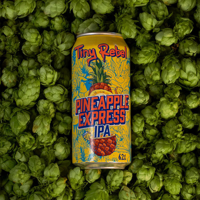 Artwork for Pineapple Express by Tiny Rebel Brewing Co