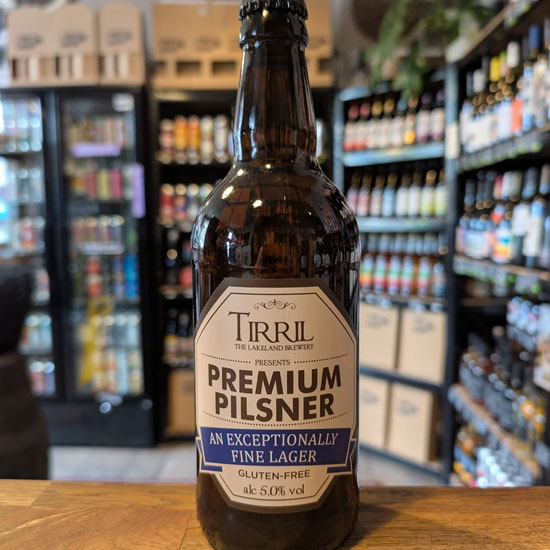 Premium Pilsner beer artwork