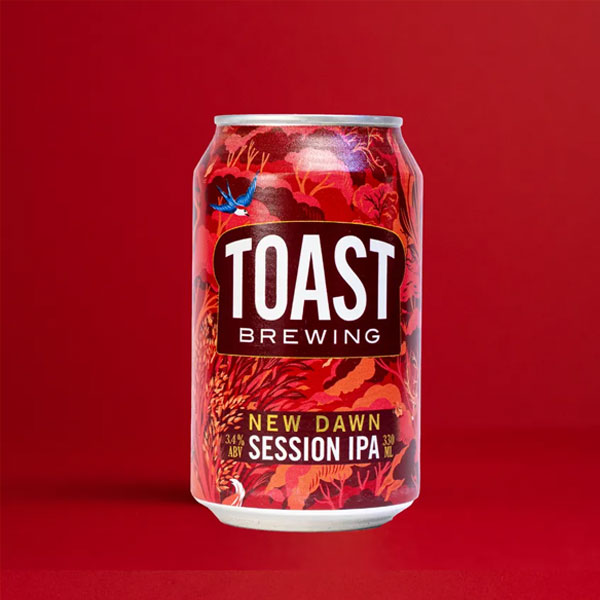 Toast New Dawn Session IPA beer artwork
