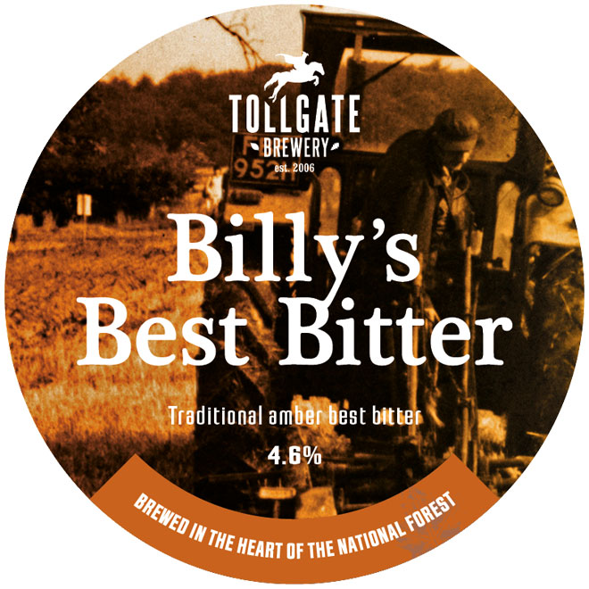 Billy's Best Bitter beer artwork