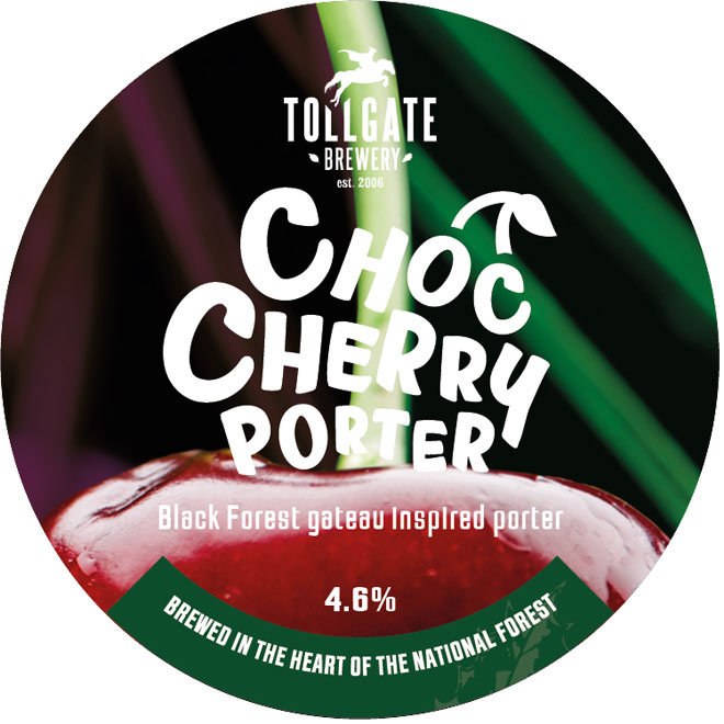 Choc Cherry Porter beer artwork