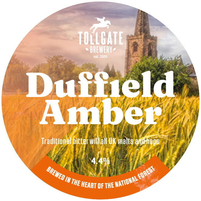 Duffield Amber beer artwork