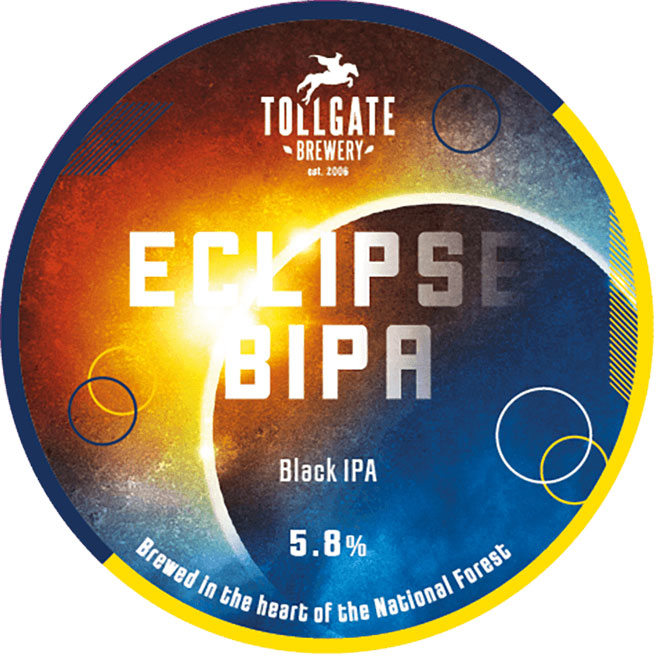 Eclipse Black IPA beer artwork