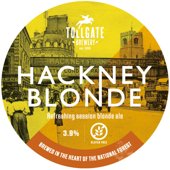 Artwork for Hackney Blonde by Tollgate Brewery