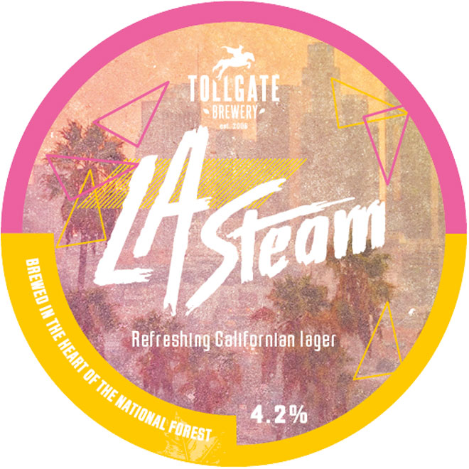 LA Steam beer artwork