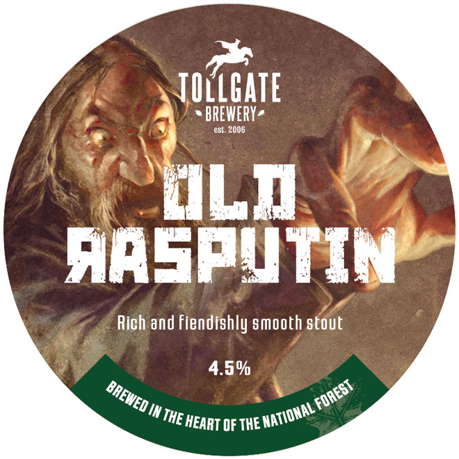 Artwork for Old Rasputin by Tollgate Brewery