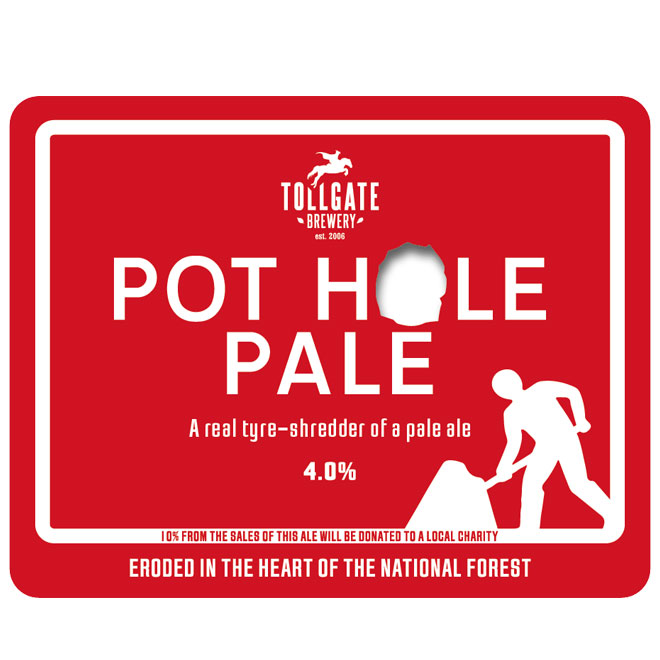 Pot Hole Pale beer artwork