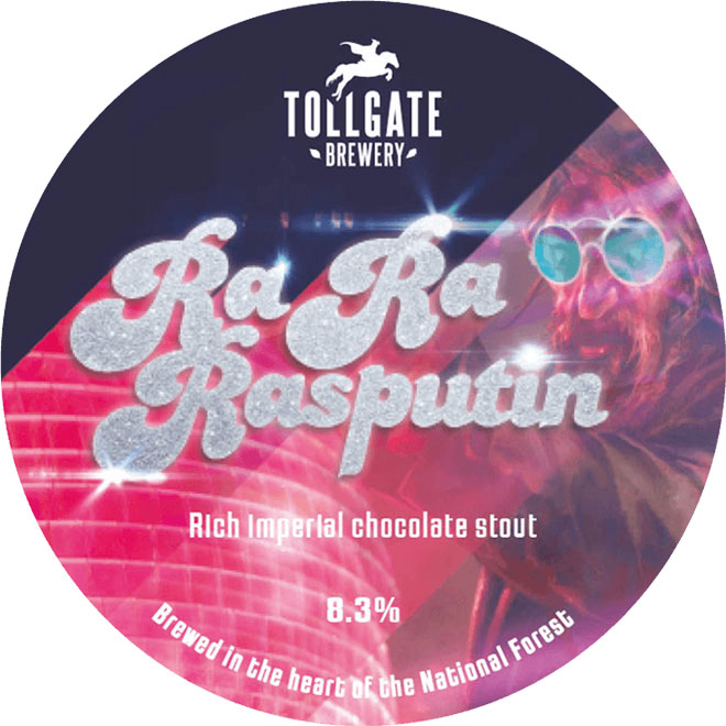 Ra Ra Rasputin beer artwork