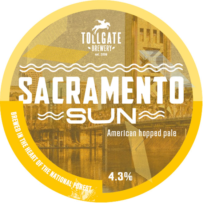 Sacramento Sun beer artwork