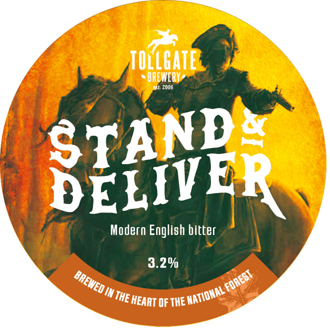 Stand & Deliver beer artwork
