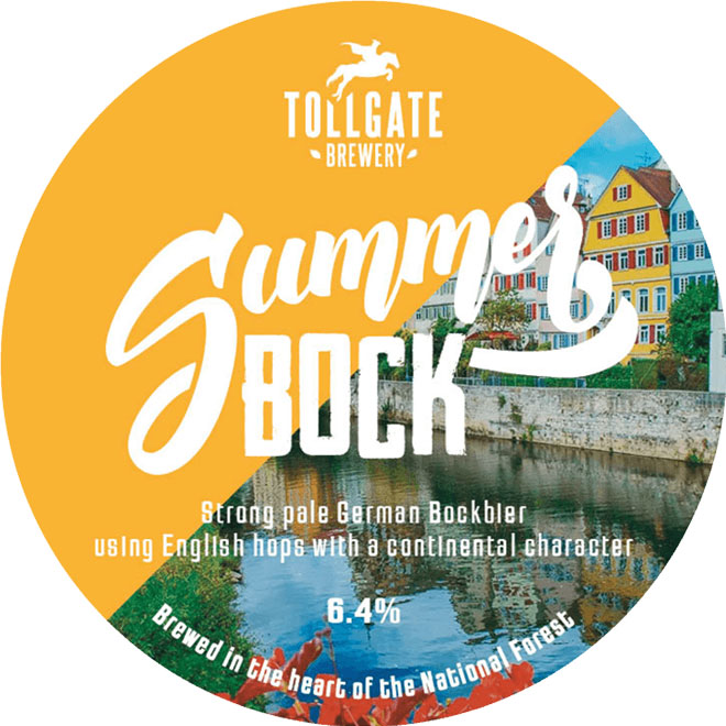 Summer Bock beer artwork