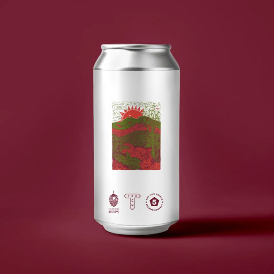 Artwork for Carmine Skies by Track Brewing